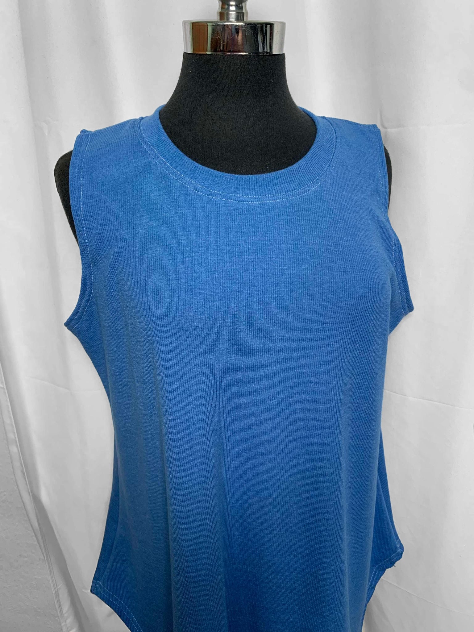 Soft Royal - Poly/Cotton/Rayon/Spandex 2x1 Rib Knit - 3 Yard Cut ...