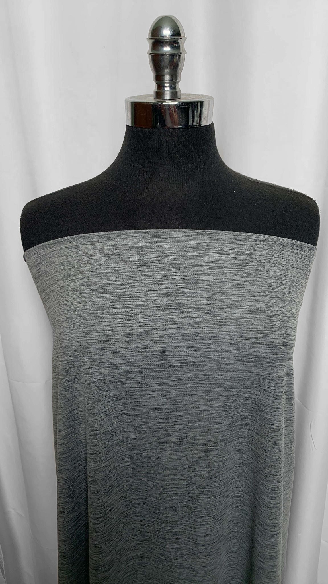 Grey Space Dye - Yoga Performance - 2 Yard Cut