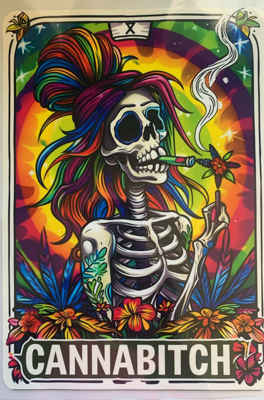 Tarot "Cannab****" - Iron On Decal - Sold Individually