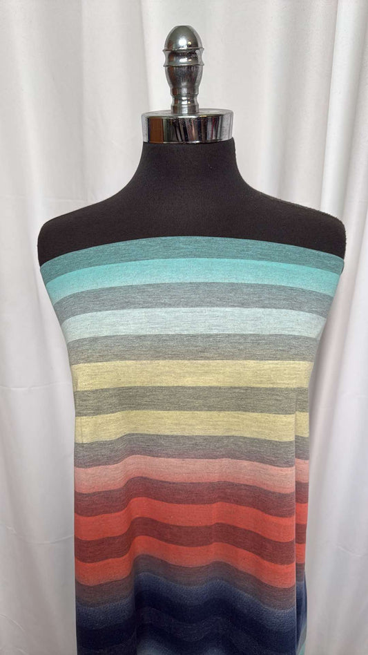 Ombre Stripe - PRS Jersey - 2 Yard Cut