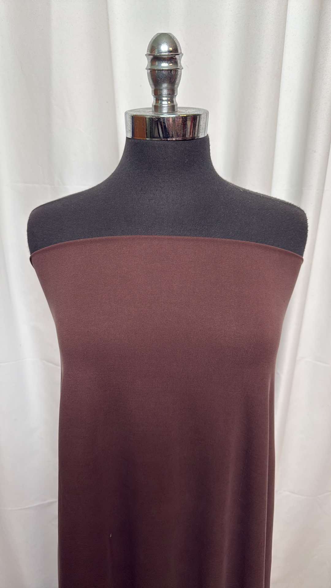 Brown - Heavy Modal/Spandex - 2 Yard Cut