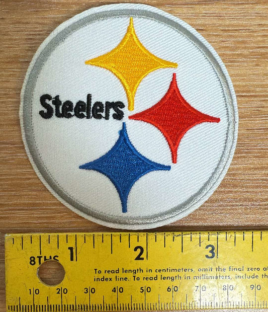 Small Steelers - IRON-ON Embroidered Patch - Sold Individually