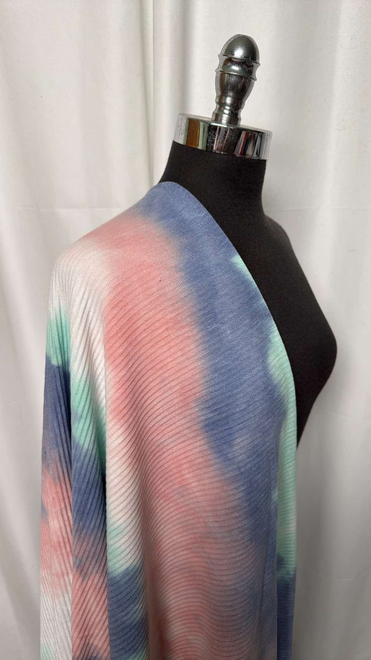 Tie Dye - Pleated PRS French Terry - 2 Yard Cut
