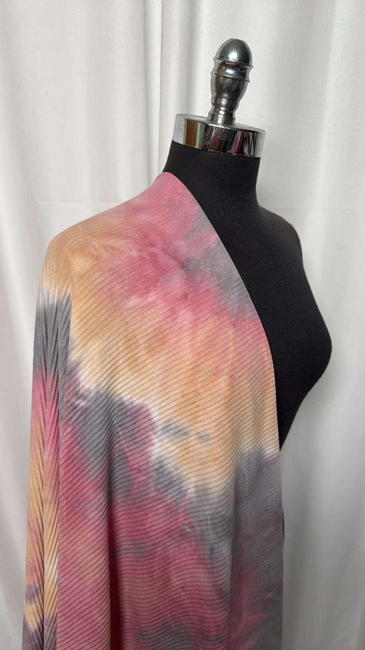 Tie Dye - Pleated PRS French Terry - 2 Yard Cut