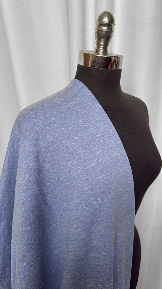 Blue - Cotton/Poly Sweatshirt Fleece (72" Wide) - 2 Yard Cut