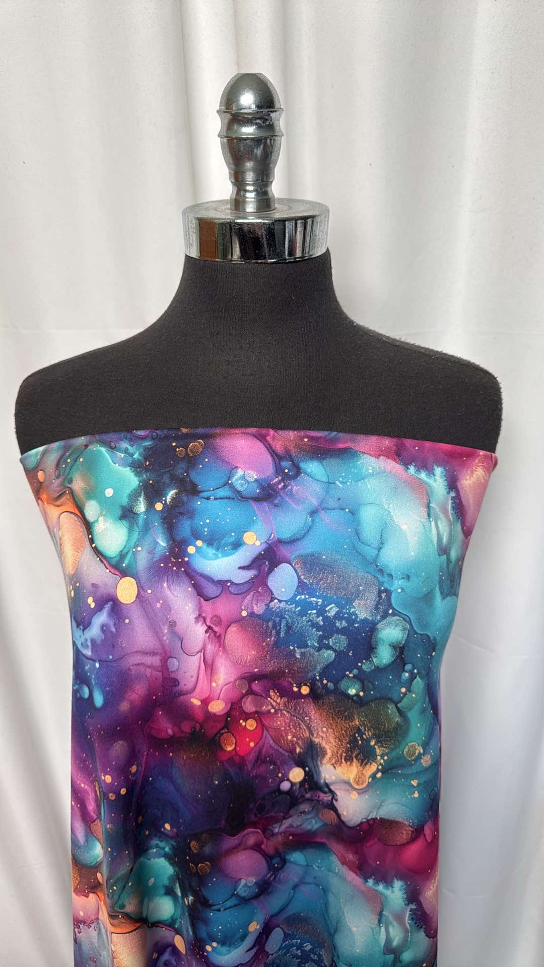 Galaxy Swirl - Peached Performance - 1 Yard Cut