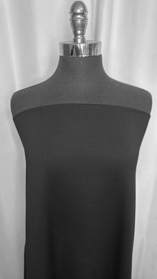 Black - Sport Mesh - 2 Yard Cut