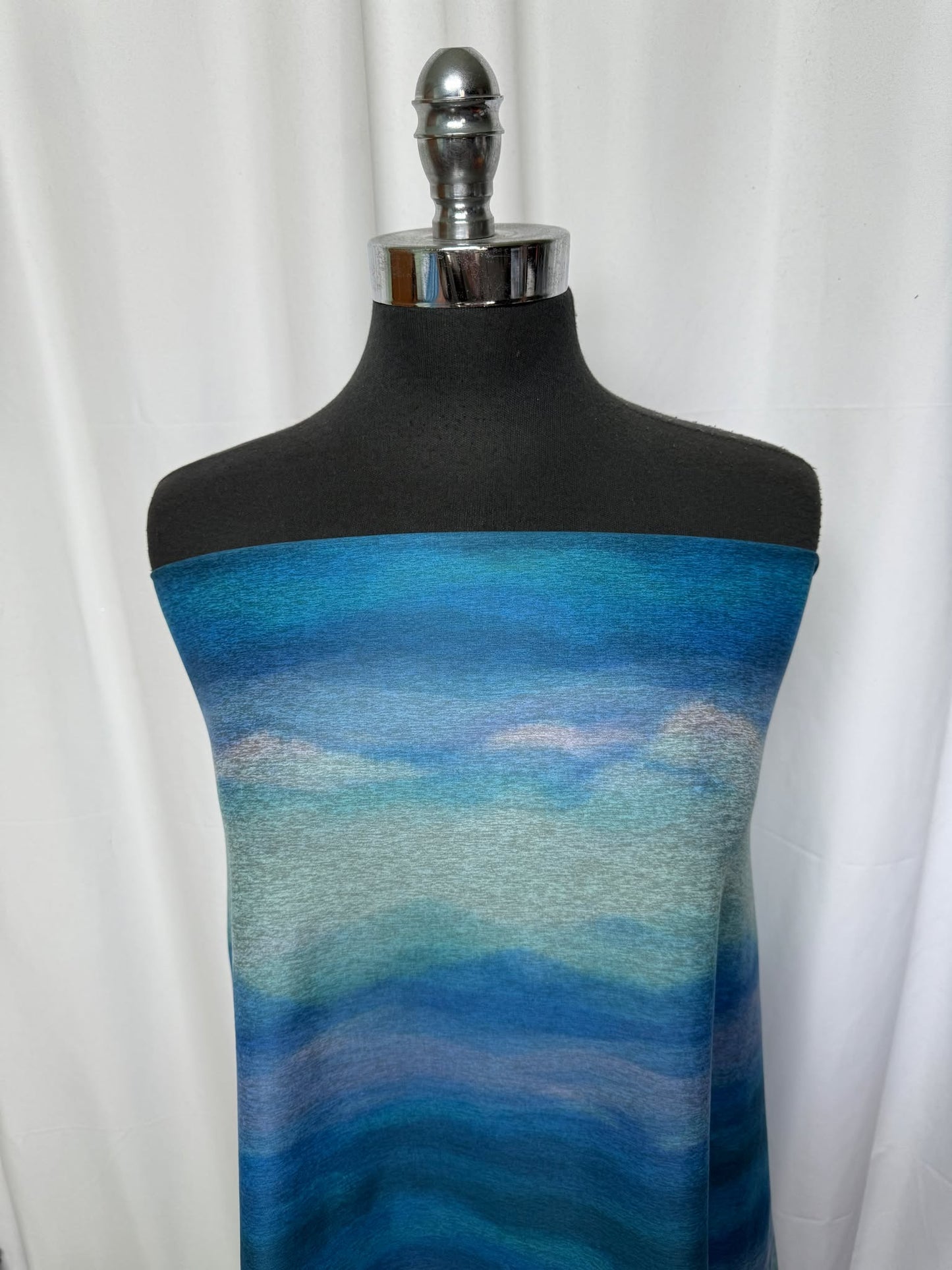 Blue Horizon - Peached Performance - 2 Yard Cut