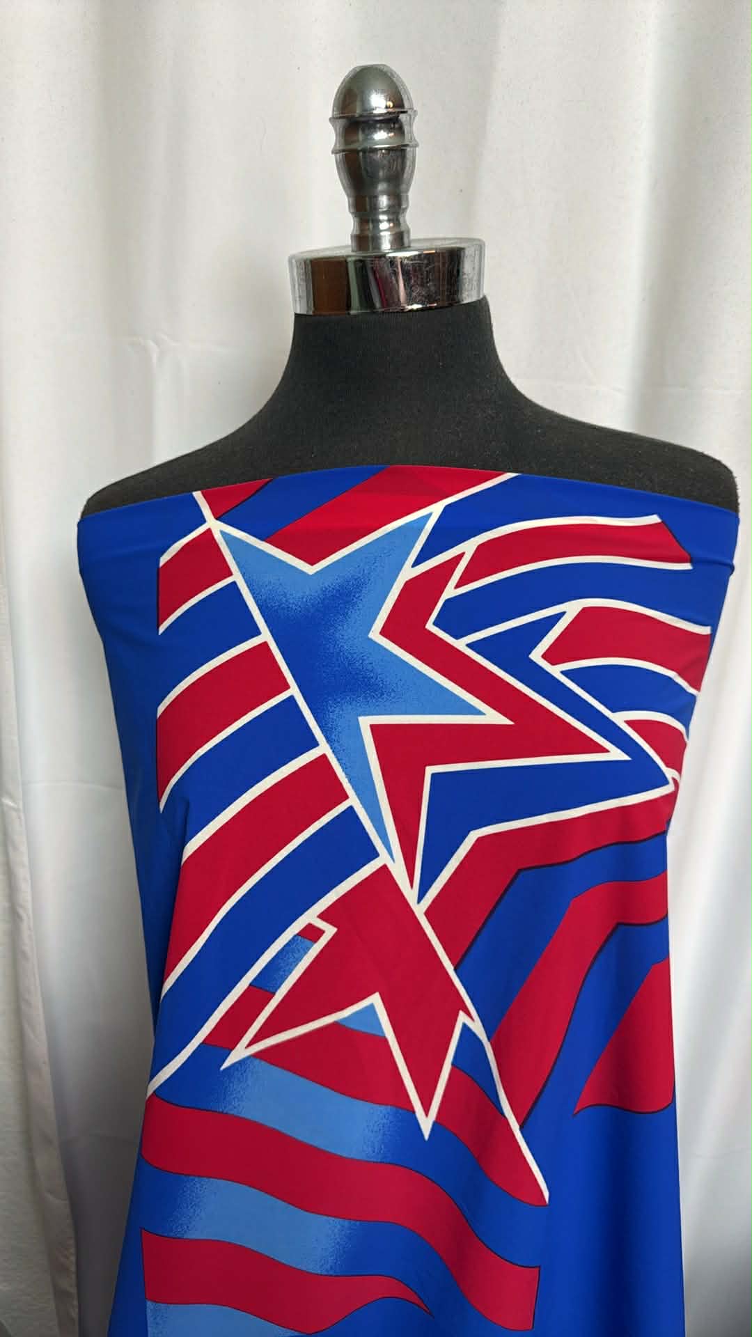 Double-Border Patriotic - Stretch Boardshort Panels - Sold as 4 Panels (Approx. 100")