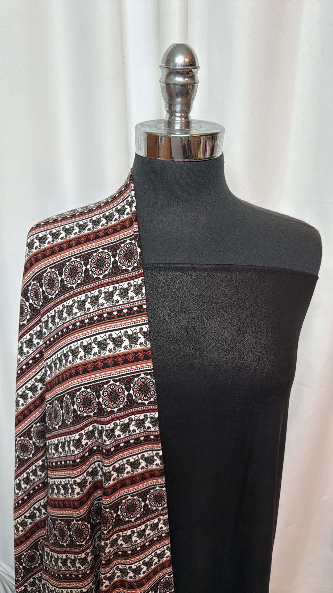 CRACKLE/BOHO STRIPE BUNDLE : 2YD Crackle Leather ITY & 2YD Boho Stripe DBP : A26813