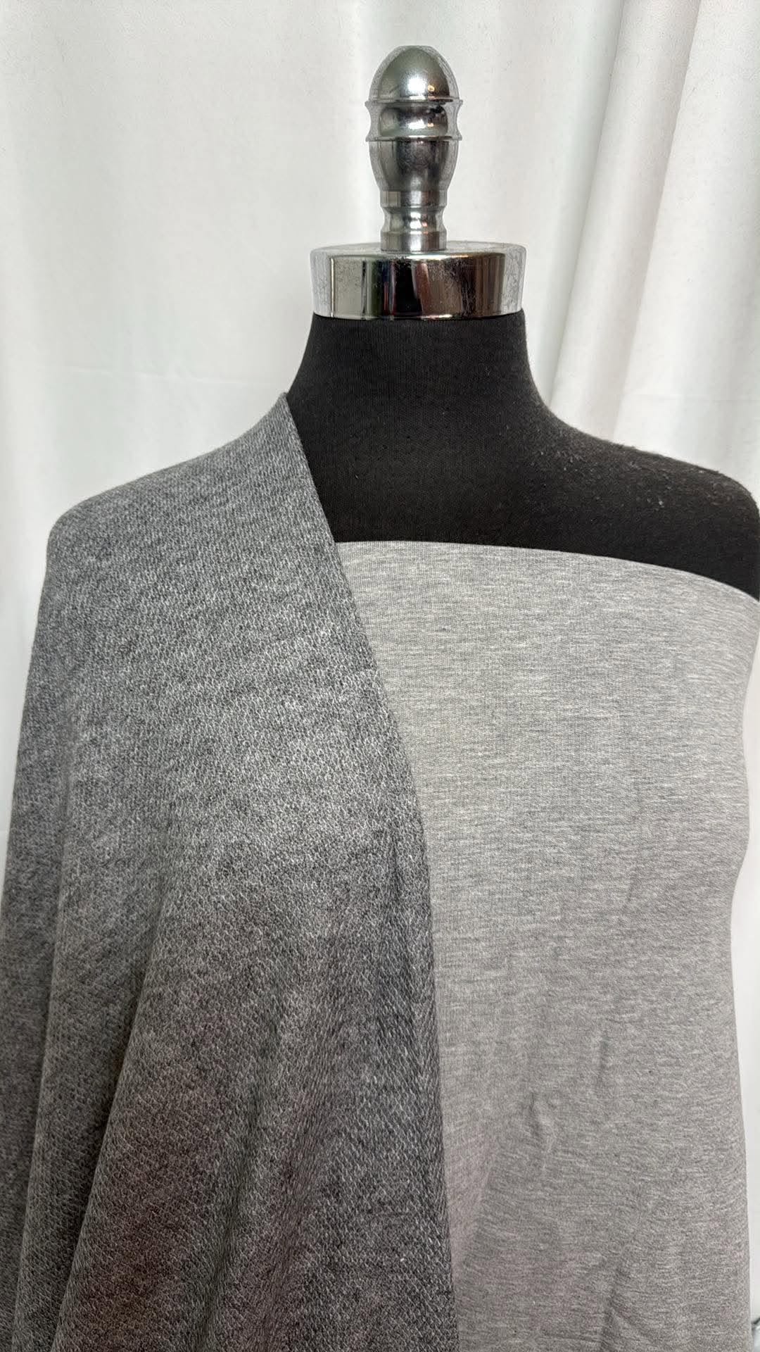 GREY/HONEYCOMB BUNDLE : 2YD Heather Grey Brushed PRS FT & 2YD Grey Honeycomb SK : A30708
