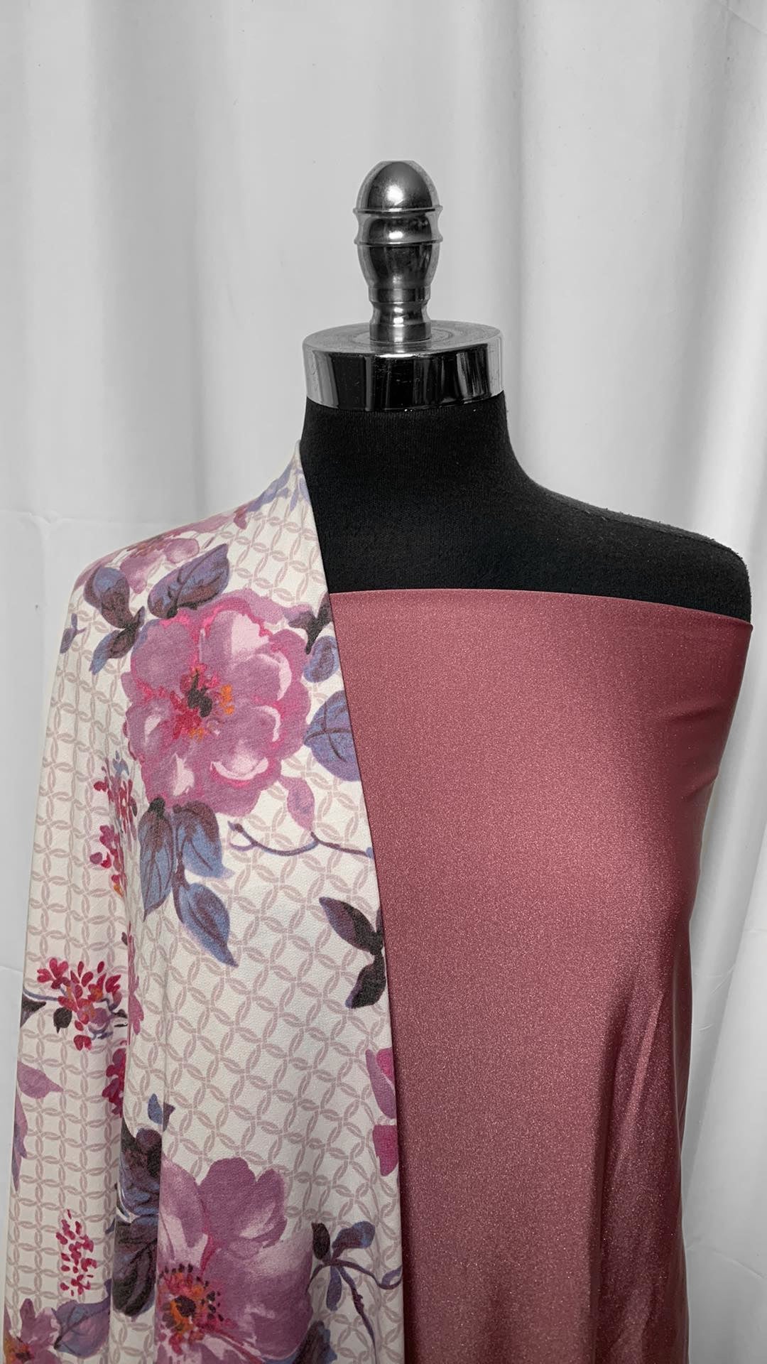 SHIMMER/TRELLIS BUNDLE : 2YD Shimmer PF & 2YD Floral Trellis FT : A2492