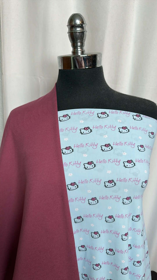 BORDEAUX/HI CAT BUNDLE : 2YD Hi Cat N/S Swim & 1.5YD Deep Bordeaux Peached PF : A29733
