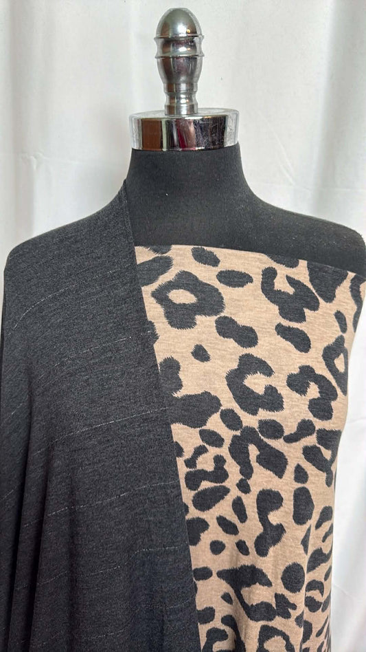 LEOPARD/PINSTRIPE BUNDLE : 2YD Leopard PRS Jersey & 2YD Pinstripe PRS Jersey : A29715