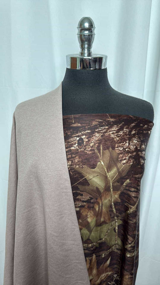 TREE CAMO BUNDLE : 1YD Peached PF & 1YD Tree Camo N/S : A27000