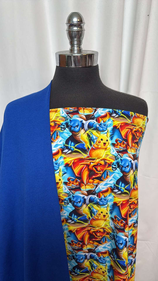 ROYAL/CATCH 'EM ALL BUNDLE : 2YD Catch 'em All C/S & 2YD Royal Peached PF : A26189