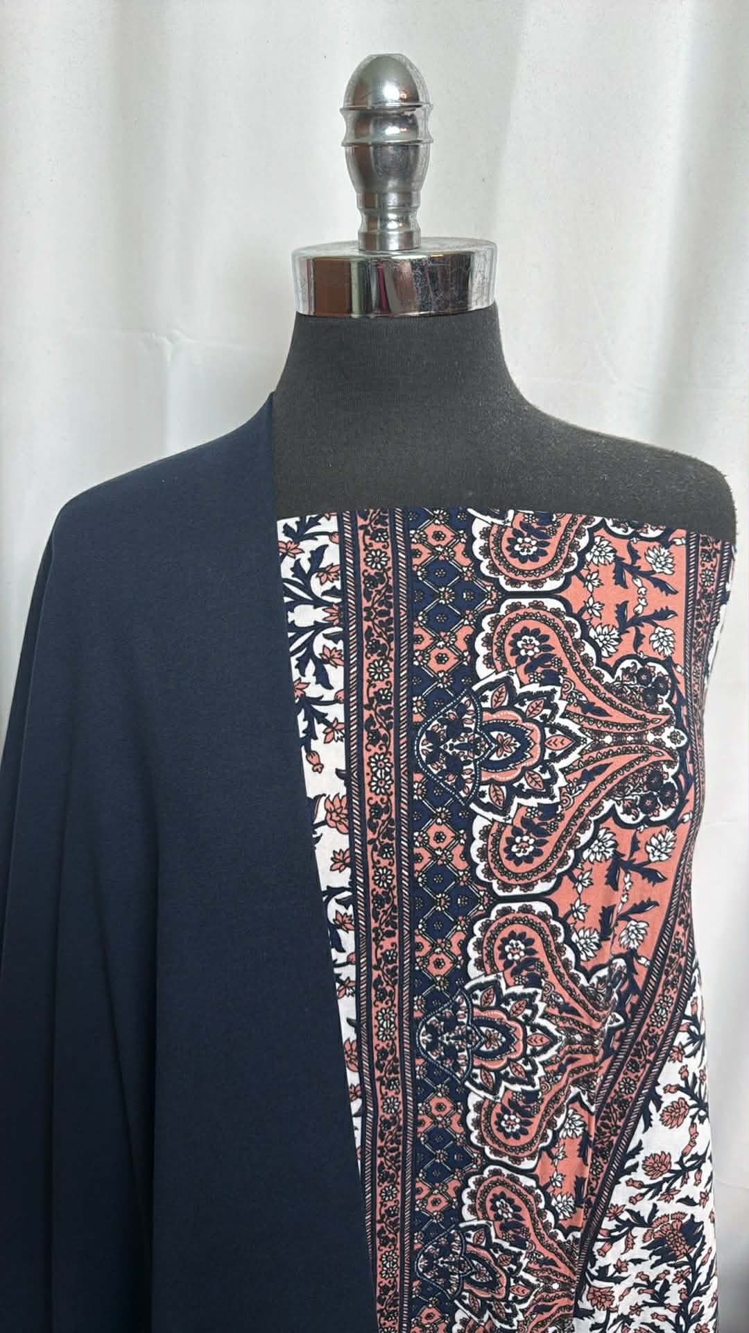 NAVY/BOHO BUNDLE : 2YD Boho DBP & 1+YD Navy Peached PF : A29751