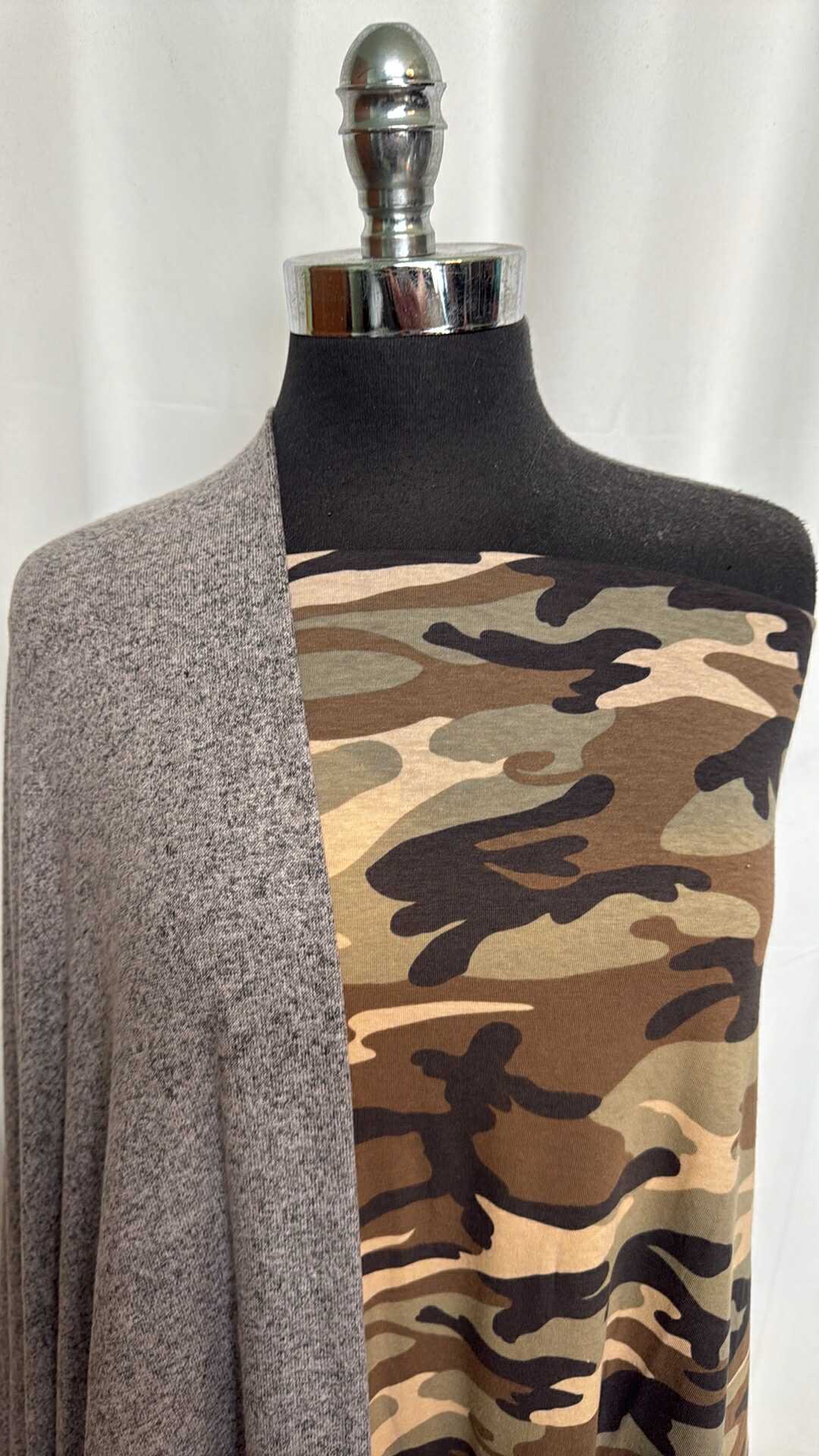 MOCHA/CAMO BUNDLE : 2YD Camo R/S & 2YD Mocha Brushed Hacci SK : A29288