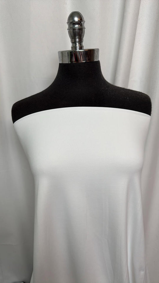 White - Poly/Spandex Lining - 2 Yard Cut