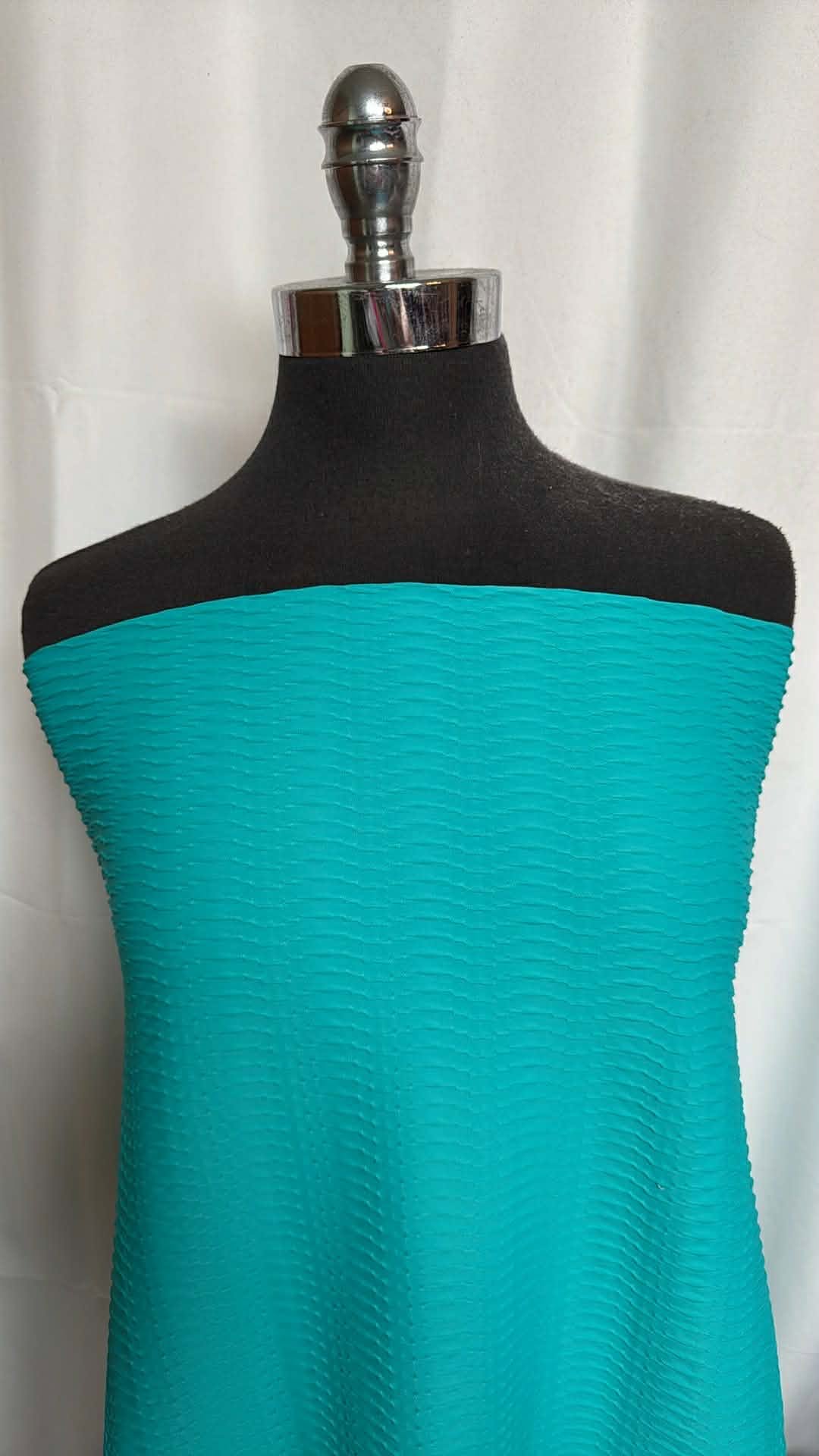 Turquoise - Textured Performance (52" Wide) - 2 Yard Cut