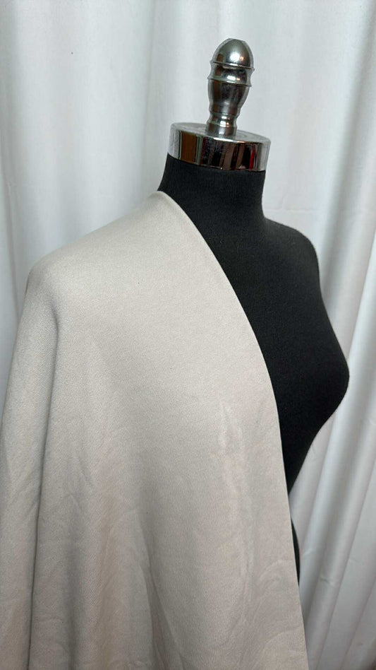 Bone (Flawed) - Cotton/Poly Sweatshirt Fleece (72" Wide) - 2 Yard Cut