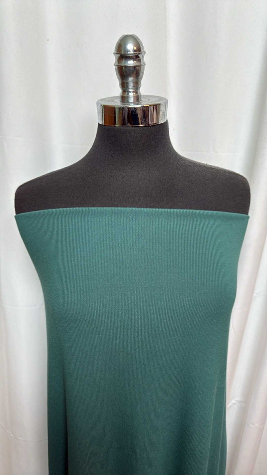 Green - Modal/Spandex Rib Knit (44" Wide) - 3 Yard Cut