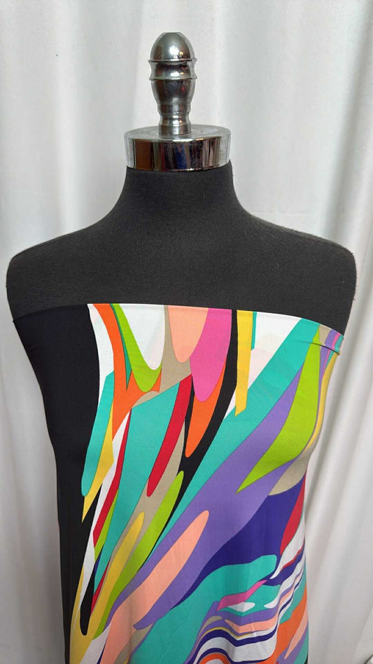 Abstract - Nylon/Spandex Swim -  1.5 Yard Cut