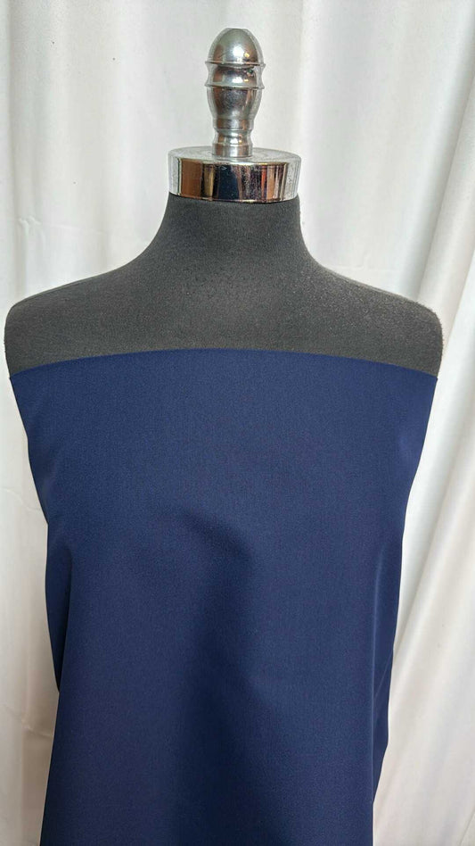 Navy - Poly Woven (Fire Resistant) - 2 Yard Cut