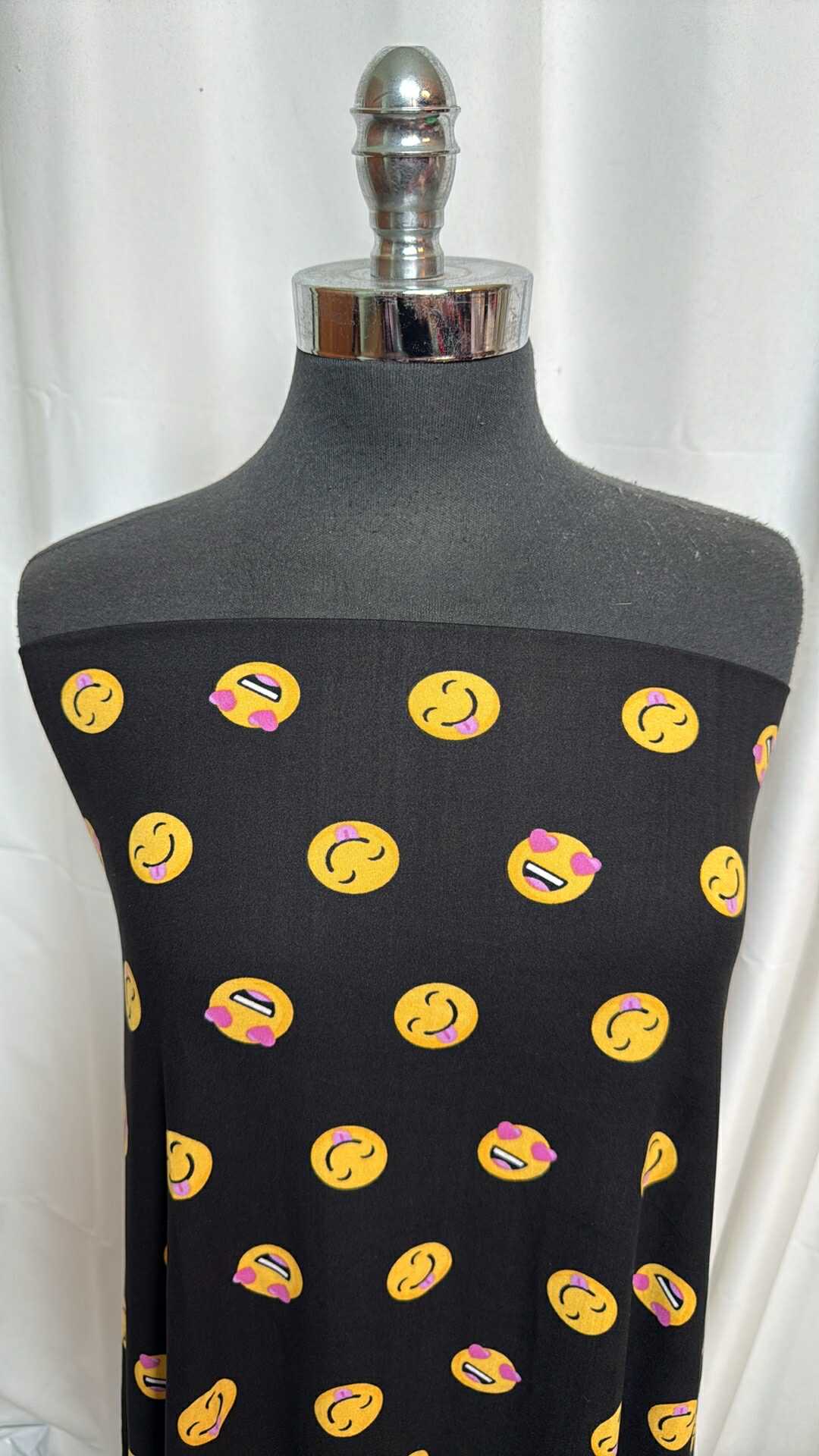 Emoji - Double Brushed Poly Spandex - 2 Yard Cut