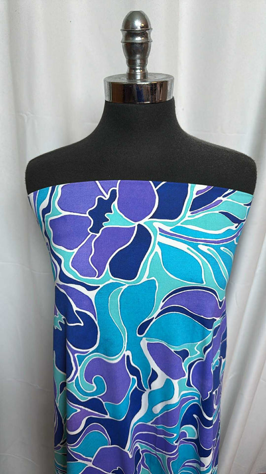 128 - Nylon/Spandex Swim-  2 Yard Cut
