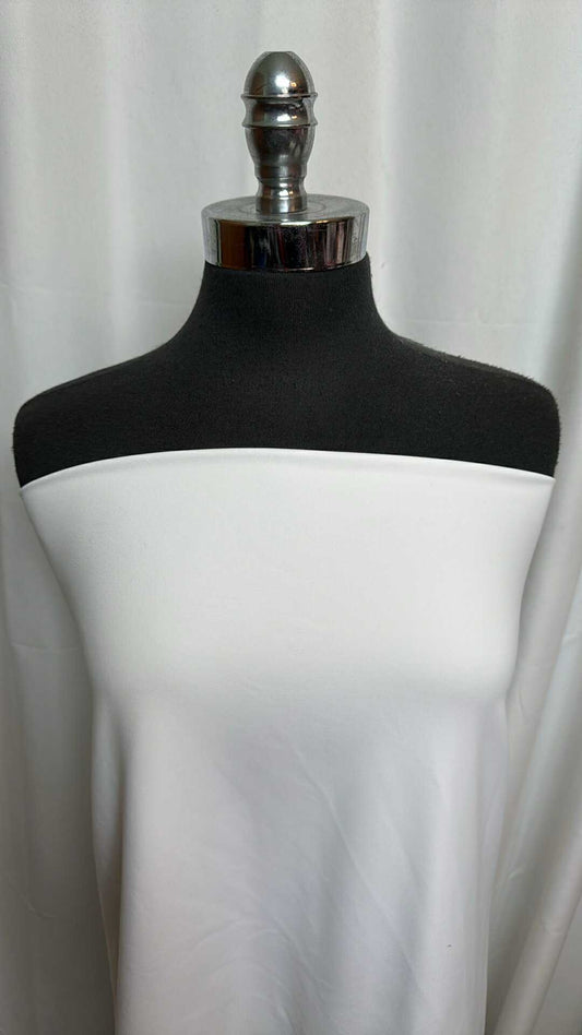 White - Nylon/Spandex Supplex - By the Yard