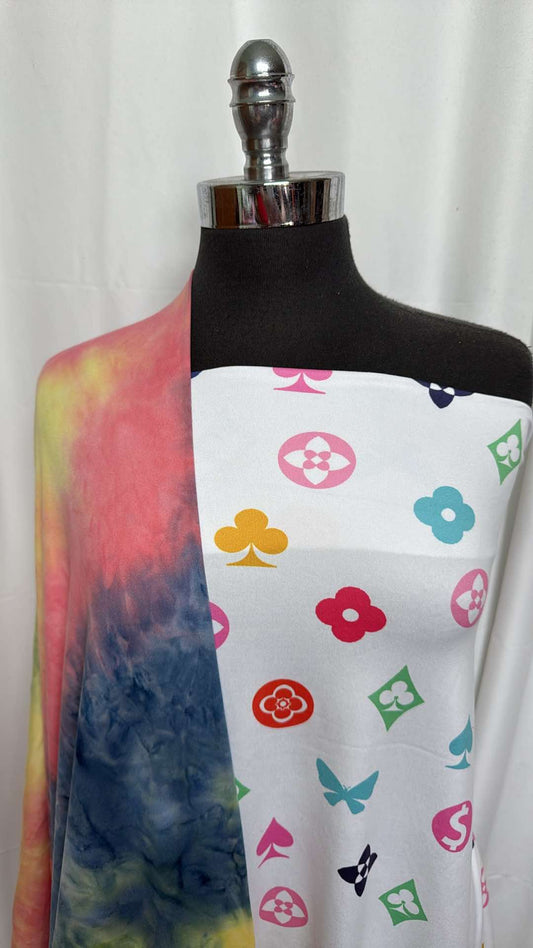 TIE DYE/SYMBOLS BUNDLE : 1YD Symbols DBP & 2YD Tie Dye DBP : A27384