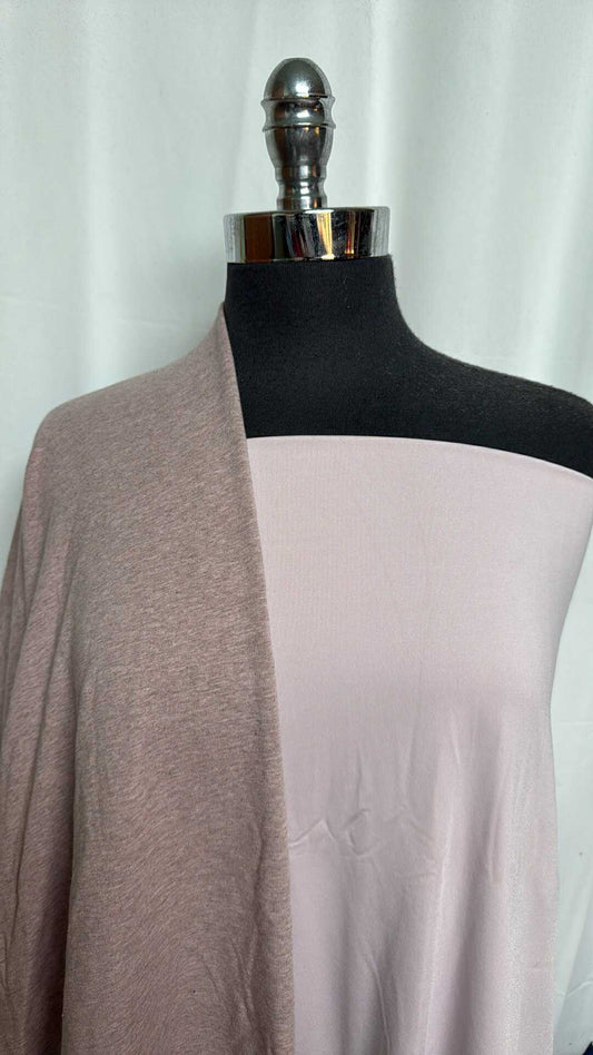 YOGA/HEATHERED FT BUNDLE : 2YD Brushed-Back Yoga PF & 2YD Heathered Organic C/S FT : A29126