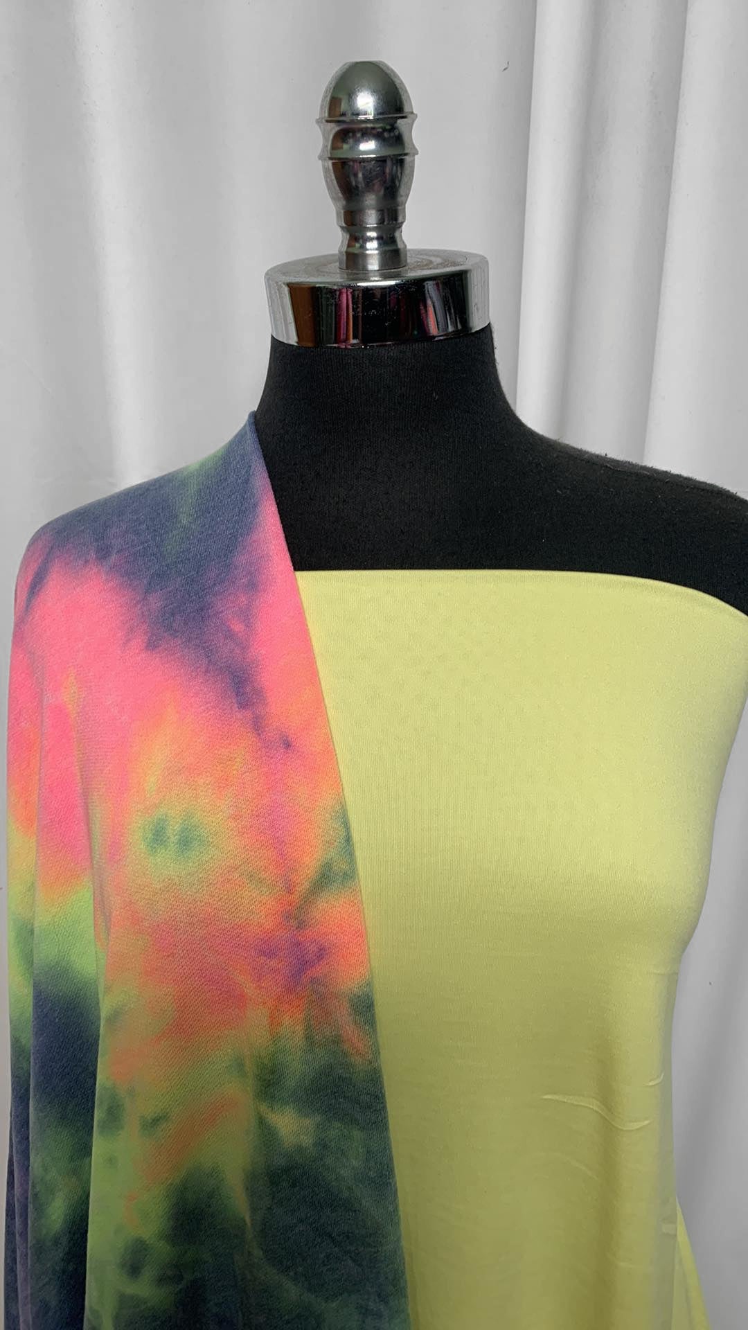 LEMON/TIE DYE BUNDLE : 1YD Light Lemon Featherweight PF & 2YD Tie Dye PRS FT : A25493