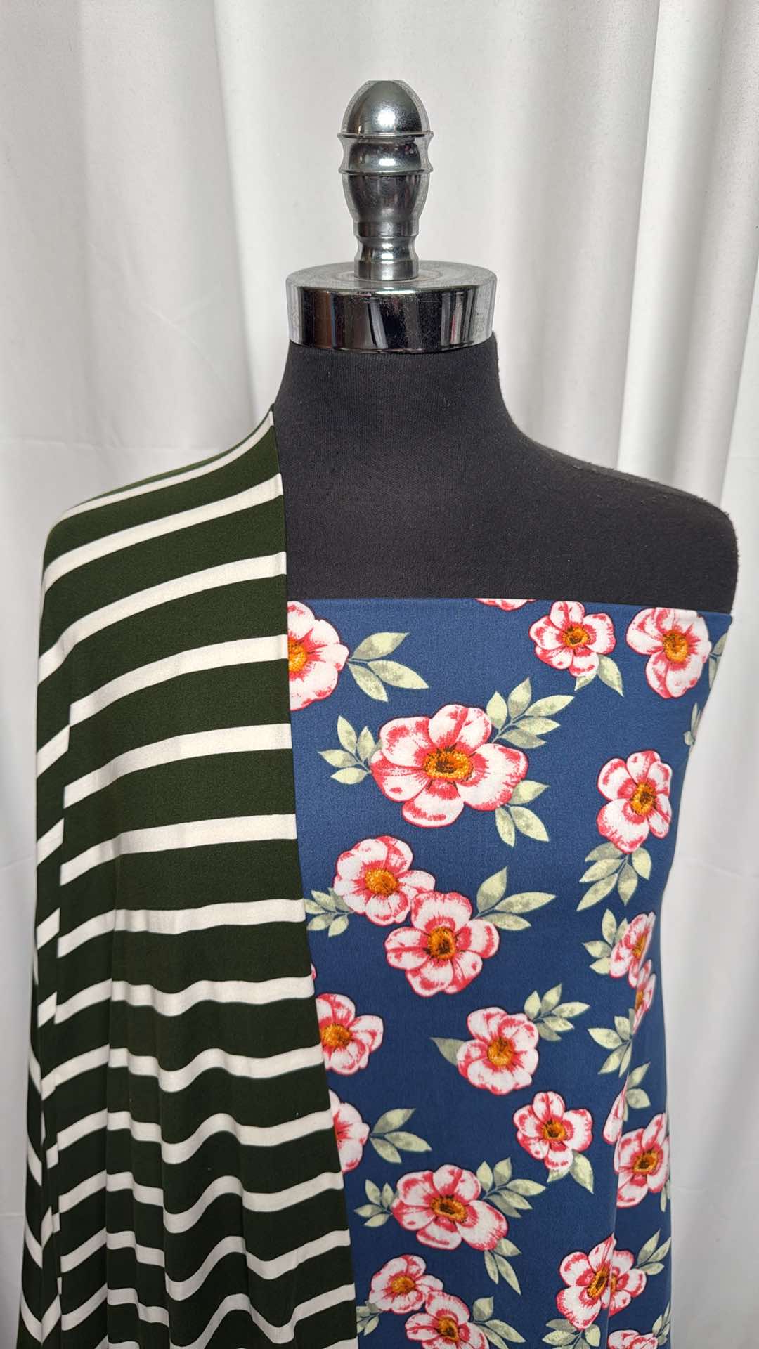 HUNTER STRIPE/FLORAL BUNDLE : 2YD Floral DBP & 2YD Hunter Stripe DBP : A26322