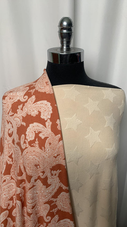 PAISLEY/STAR BUNDLE : 2YD Star Oakley SK & 2YD Paisley Oakley SK : A2092