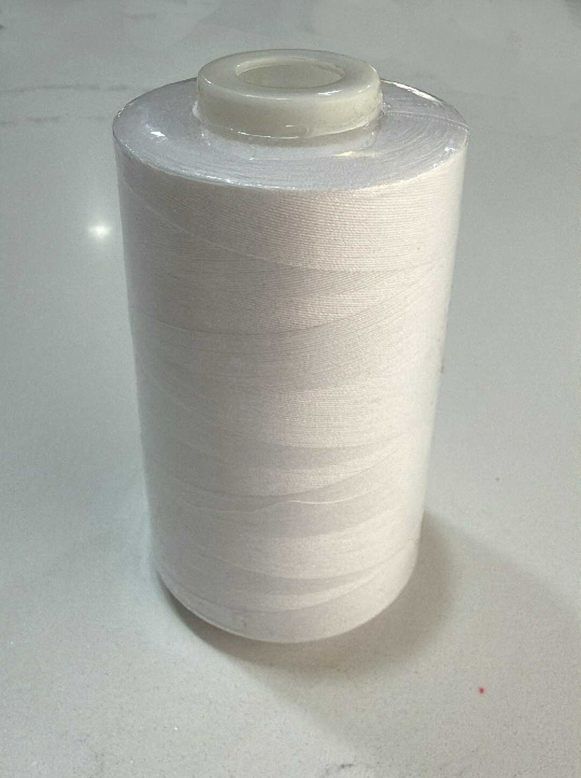Natural Poly Thread White - 6000 yards Spun Poly Multi-Purpose Thread – Amandasbundles.com