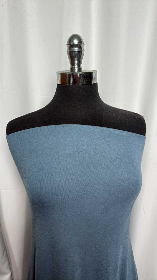 Bluebird - Modal/Spandex 1x1 Rib Knit - 2 Yard Cut