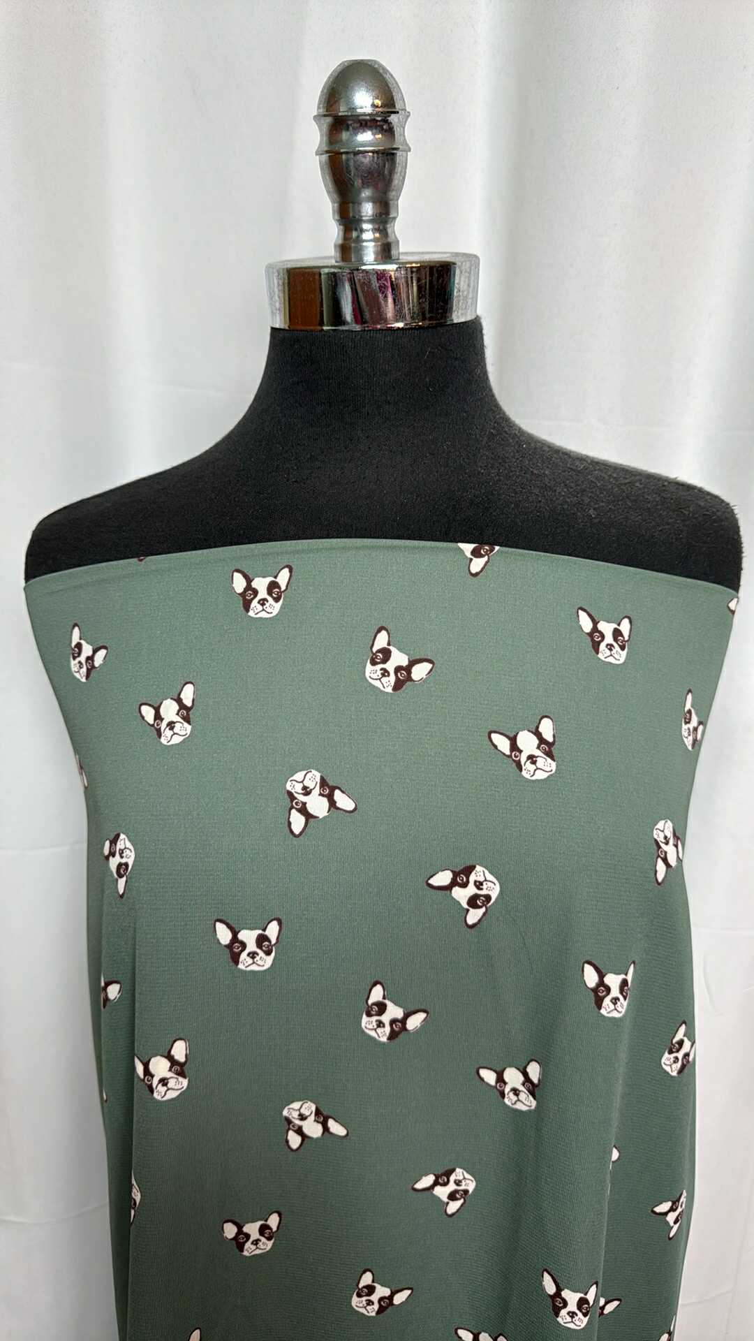 Sage Dogs - Poly Wool Dobby - 2 Yard Cut