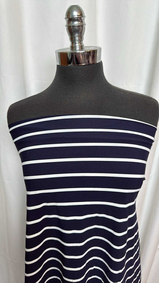 125 (Navy) - Nylon/Spandex -  1 Yard Cut
