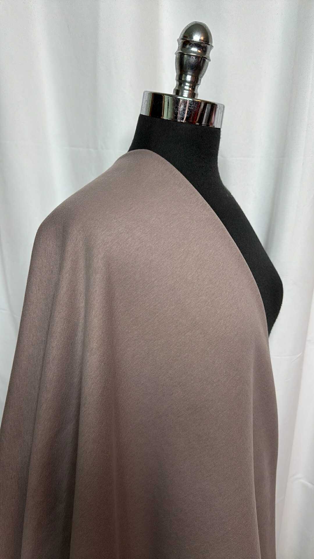 Oyster - Cotton/Poly Peached-Face Sweatshirt Fleece - By the Yard