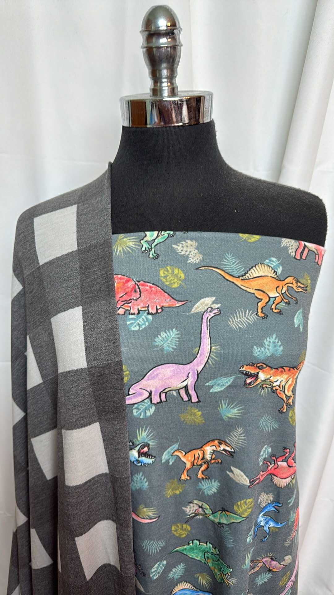 BUFFALO PLAID/DINOS BUNDLE : 2YD Dinos PRS FT & 2YD Buffalo Plaid PRS FT : A27654