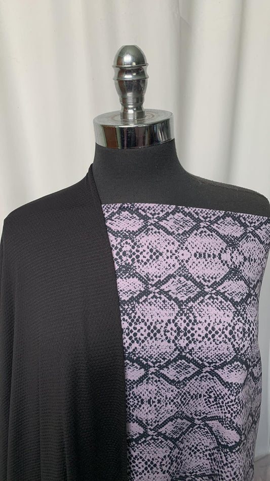 BLACK/SNAKE BUNDLE : 2YD Snake PF & 2YD Black PF Mesh : A1676