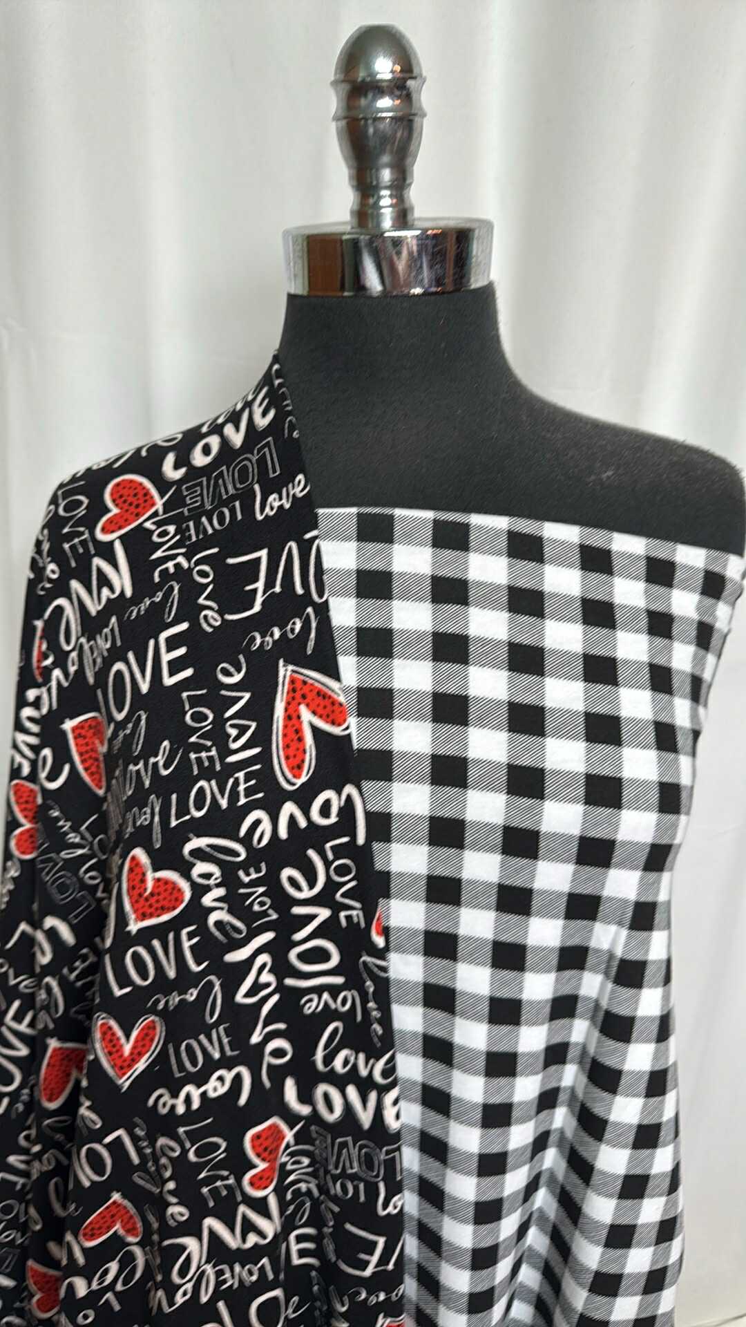 PLAID/LOVE BUNDLE : 2YD Plaid C/S & 2YD Love Oakley SK : A29235