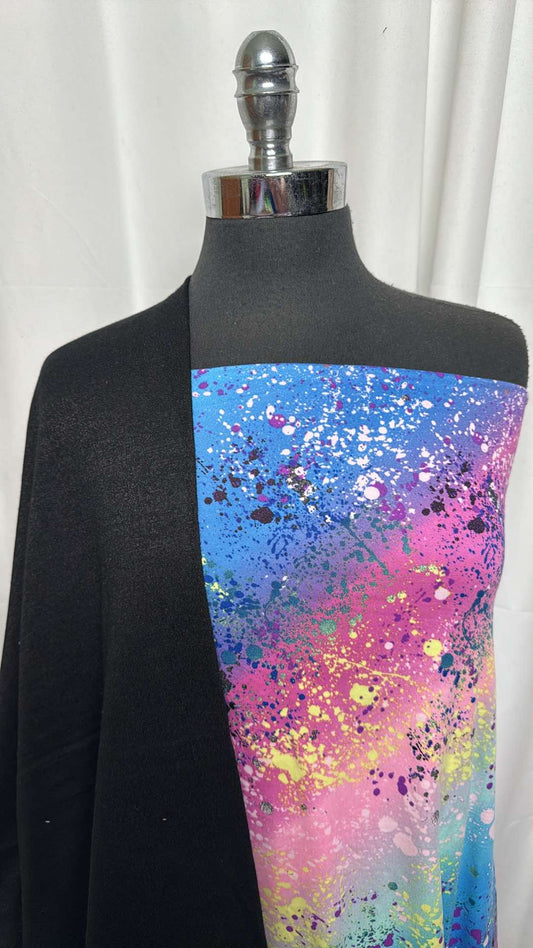BLACK SHERPA/SPLATTER BUNDLE : 1YD Black Sherpa & 2YD Splatter DBP : A27267
