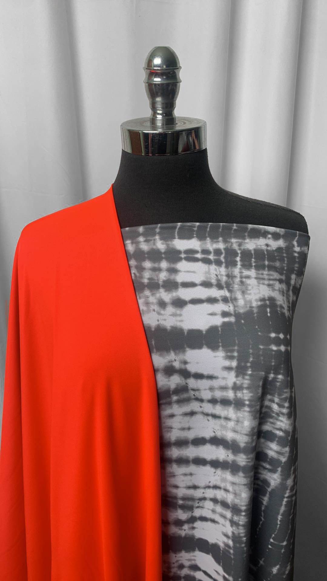 ORANGE/SPINE-DYE BUNDLE : 2YD Grey Spine-Dye PF & 2YD Orange Yoga PF : A24987