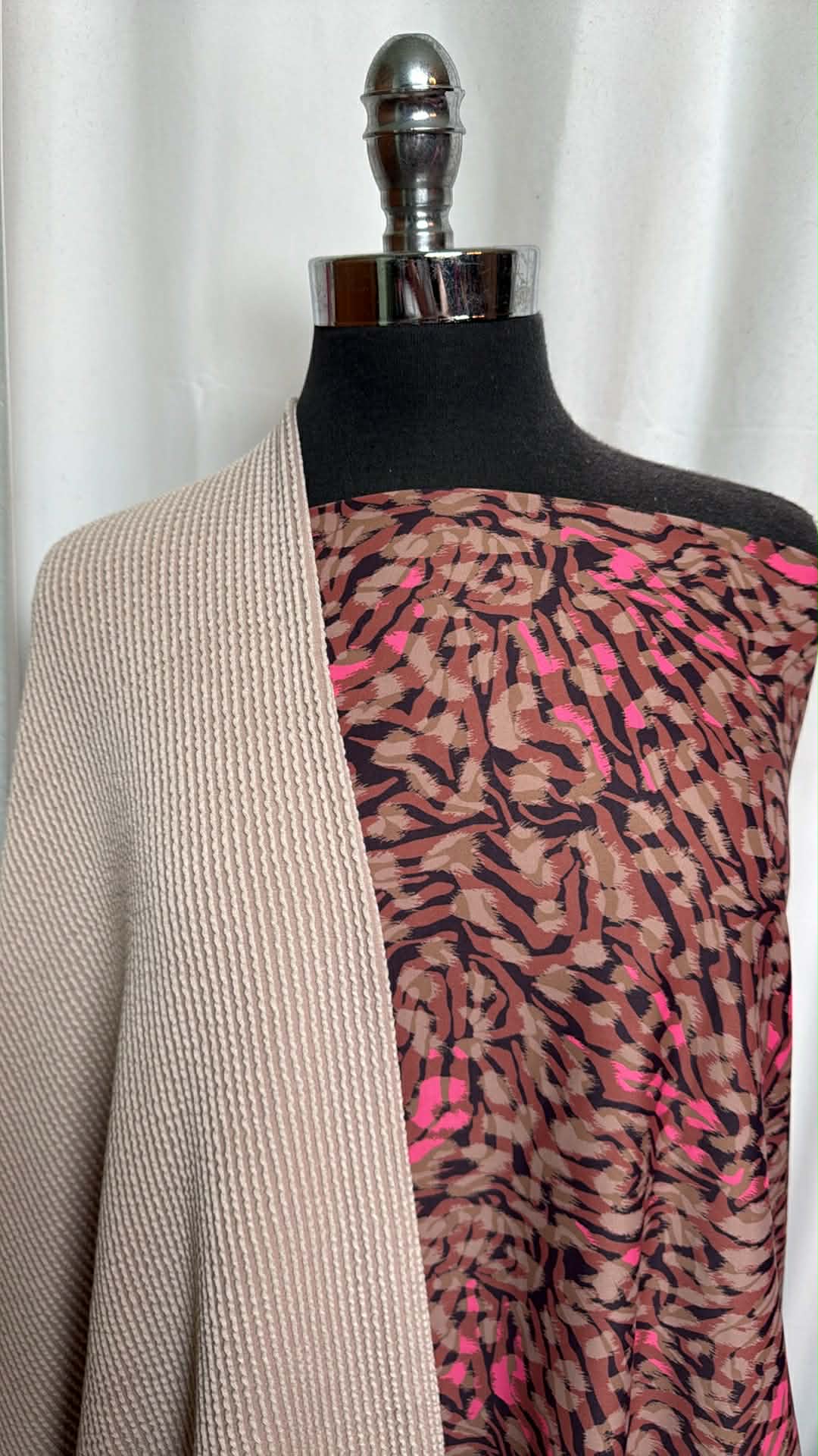 LEOPARD/URBAN RIB BUNDLE : 1+YD Leopard Yoga PF & 1YD Urban Rib : A29820