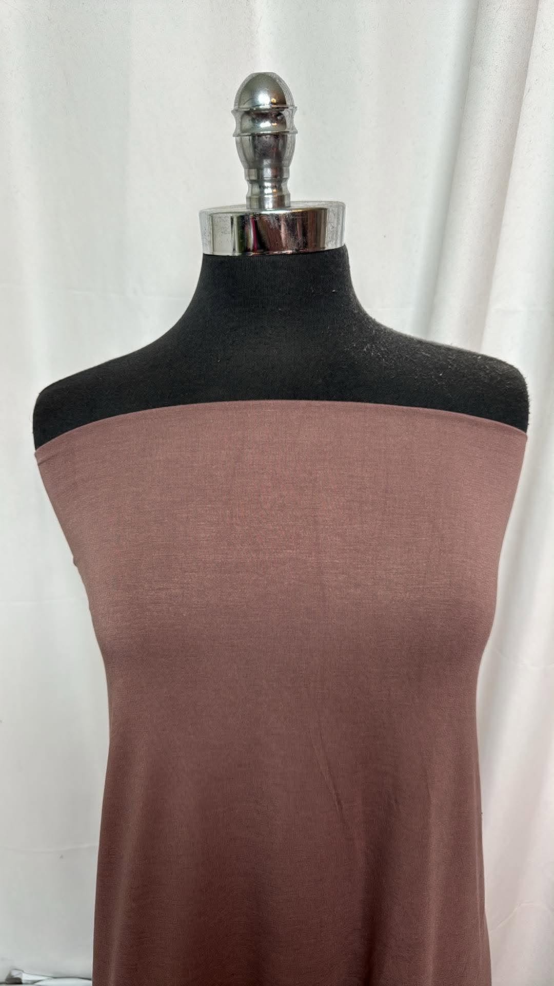 Soft Brown - Bamboo Spandex - 2 Yard Cut