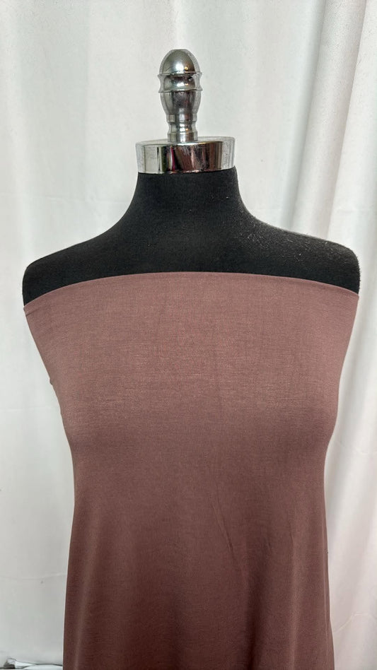Soft Brown - Bamboo Spandex - 2 Yard Cut
