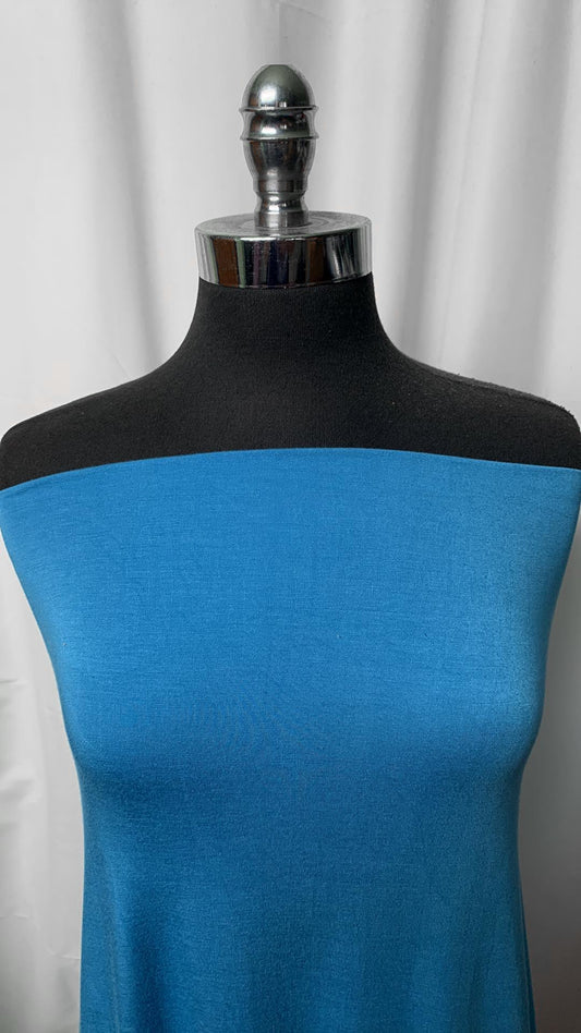 Turquoise - Modal Spandex Jersey - By the Yard